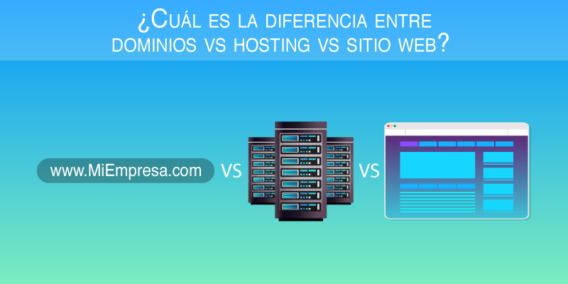 Web hosting vs registro de dominio cual es la diferencia