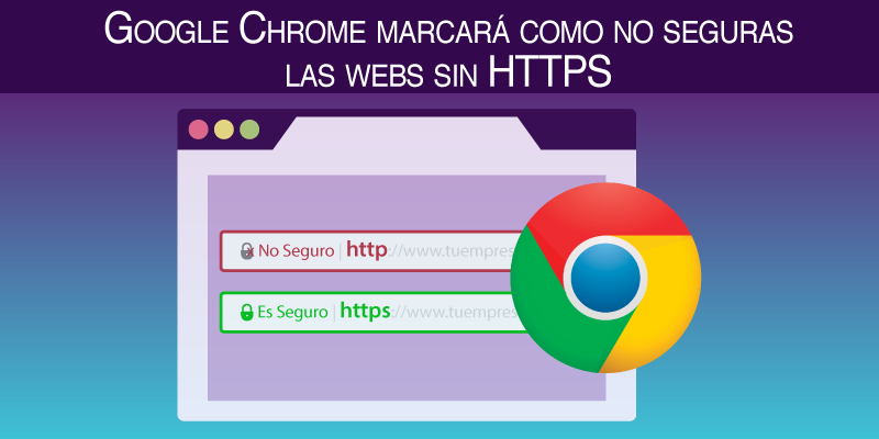 HTTP no seguro en Chrome